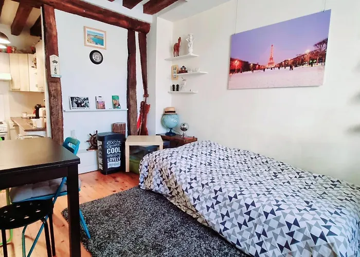 Cozy Le Marais With 1 Separate Bed *