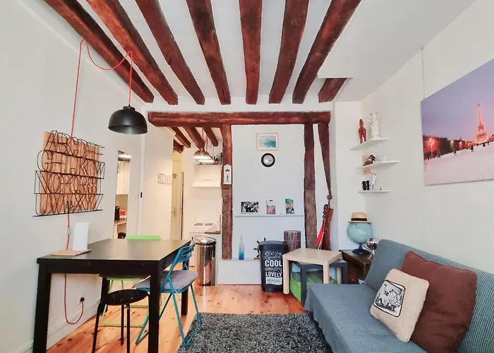 Cozy Le Marais With 1 Separate Bed Apartamento *